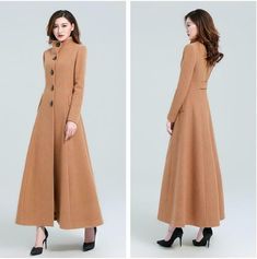 Women Cashmere Wool Coat   Condition: 100%  Brand new & High quality  Asian Size: S M L XL 2XL 3XL  Material: Wool Color: 8 Kinds Of Color Occasion : Casual, Fashion Dear friend: If you feel difficult to choose the size ,you can feel free to contact us, we will give you some suggestion,but it is for you reference only.   Payment   We only accept Paypal:  Auction Item Number, your Full Name and Shipping Address MUST be included in the Escrow payment. All payments are expected within 14  days afte Fitted Long Outerwear In Solid Color, Long Fitted Solid Color Outerwear, Fitted Long Solid Color Outerwear, Winter Long Single Breasted Outerwear, Winter Long Single-breasted Outerwear, Single Breasted Long Winter Outerwear, Long Beige Outerwear For Winter, Long Single-breasted Winter Outerwear, Beige Long Outerwear For Winter