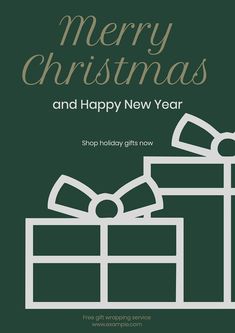 merry christmas and happy new year shop holiday gifts now