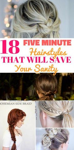 Five minute hairstyles that will make you look polished anytime. Easy step by step tutorials for the busy mornings when you are running late. #hairstyle #tutorial #lookpolished #5minutehairstyles #easylonghairstyles Five Minute Hairstyles, 5 Minute Hairstyles, Bouffant Hair, Asymmetrical Hairstyles, Look Polished, Step By Step Hairstyles, Funky Hairstyles, Fringe Hairstyles, School Looks