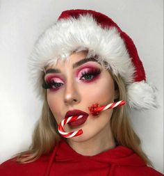 Creative Christmas Makeup, Gift Ideas Makeup, Spx Makeup, Holiday Makeup Ideas, Makeup Ideas Looks, Pretty Makeup Ideas, Holiday Makeup Christmas, Makeup Christmas Gifts, Christmas Makeup Ideas