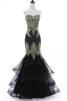 Evening Fashion, Evening Dress Long, Fashion Feminine, Mermaid Evening Dress, Ball Gowns Evening, Black Tulle, Mermaid Evening Dresses, Art Dress, U Can