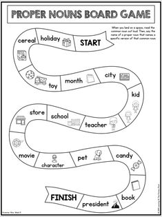 a printable board game for children to play on the road or in the park