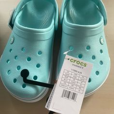 Nwt Crocs Crocband Ii Men's Women's Sky Blue Lightweight Slip On Clogs Shoes New Never Worn Smoke Free Home Pet Free Home Casual Blue Slip-resistant Clogs, Crocs Crocband, Birthday Wish List, Women's Crocs, Birthday Wish, Crocs Shoes, Clogs Shoes, Shoes Color, Mule Clogs