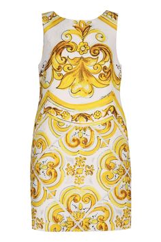 20% Cotton, 91% Silk, 9% Elastane, 43% Viscose, 23% Silk, 14% Modal Gabbana Dress, Brocade Dresses, Sleeveless Short Dress, Patterned Dress, Marc Fisher, Emilio Pucci, Sleek Look, Denim Pant, Womens Fall