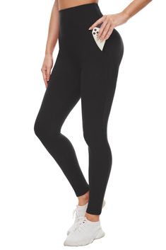 PRICES MAY VARY. ✓BASIC BLACK LEGGING : Keep your off-duty style cool but comfortable and indulge in a pair of ultra-soft leggings. Featuring an elasticated fit and curve hugging shape, these simple leggings are completely staple. ✓HIGH WAIST TUMMY CONTROL : A full-length legging with tummy control these pants give you a slim figure while staying in place better when running, jumping or exercising. ✓SOFT FABRIC: You will love our leggings once you put them on and experience a perfect combination Black Seamless, Soft Leggings, Staying In, Pharmacy Gifts, Off Duty, High Waisted Leggings, Workout Leggings, Women's Leggings, Pants Leggings