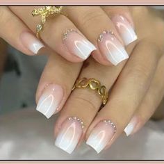 New Size: Medium Square Includes 24 Nails With Glue Nails Can Last Up To 2 Weeks Nails Only Check Out My Closet For More Nails Pattern Nails, Ombre Pattern, Nagel Tips, Manicure Diy, Colorful Nails, Fake Nail, Nails Pink, Stick On Nails, False Nail