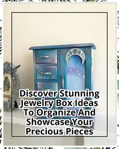 Transform your space with our stunning jewelry box ideas that beautifully organize and showcase your precious pieces. From elegant designs to practical storage solutions, find the perfect jewelry box that complements your style while keeping your treasures safe and accessible. Explore creative layouts and unique materials that elevate your collection. Discover how a well-chosen jewelry box can enhance your decor and make your jewelry shine. Jewelry Box Ideas, Jewelry Box Diy, Diy Projects For Beginners, Make Your Own Jewelry, Jewelry Organizer Box, Practical Storage, Elegant Designs, Unique Materials, Box Ideas