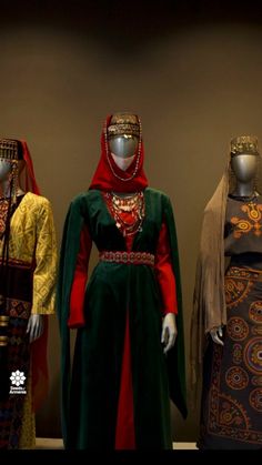 Taraz Armenian Traditional Dresses, Armenian Clothes, Armenian Fashion, Period Dress, Folk Dresses