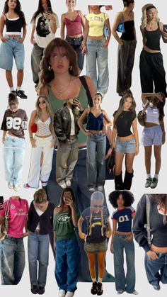 2000s Fashion Outfits Modest, Swag Fall Outfits, 2000s Fashion Curvy, 2008 Fashion Outfits, 70s Weather Outfits, Ahs Style Summer, Simple Rave Outfits Casual, Messy Style Outfit, Adam Sandler Outfits For Women