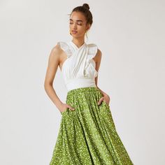 Handkerchief A-Line Midi Skirt Midi Skirt Outfit, Knit Tops, Skirt Outfits, Knit Top, Midi Skirt, Anthropologie, A Line, Skirt, Free Shipping