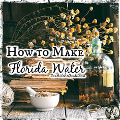 Florida Water Recipe, Witchcraft Oils, Witchcraft Diy, Spiritual Community, Southern United States, Clean Crafts, Florida Water, Herbal Apothecary, Bergamot Oil