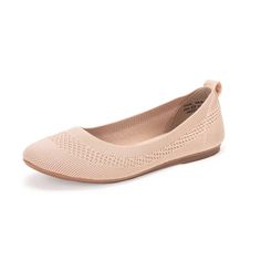 PRICES MAY VARY. Breathable, soft flat shoes for women: For a shoe that will instantly make you comfort, look no further than these classic ballet flats here. It is hard to resist the smooth round-toe and soft knit upper finish. Bonus points for the easy-to-slip-on design that offers comfort for woman Durable quality ensures long-lasting wearing: Soft and thickened insoles and durable outsoles, allow you to wear from spring to winter, the anti-skid bottom can increase friction, anti-twist, make Slip-resistant Comfortable Ballet Flats, Comfortable Slip-resistant Ballet Flats, Comfortable Beige Flats With Cushioned Footbed, Casual Slip-resistant Ballet Flats, Comfortable Beige Flats, Comfortable Slip-resistant Slip-on Flats, Comfortable Ballet Flats With Textured Sole, Comfortable Synthetic Ballet Flats, Casual Non-slip Ballet Flats With Flat Heel