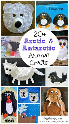 20 arctic and animal crafts for kids to make