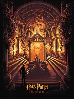 the poster for harry potter is shown