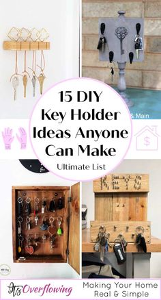 the top ten diy key holder ideas anyone can make