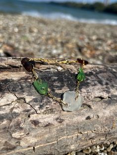 Each piece of Sea Glass is hand picked off the beach down the street from my home in Erie. It is then assembled into a bracelet by me at home. The chain is made of iron and is nickel free. Each item I source from this beach is special to me, and I hope you cherish it as I have. Please message me if you need a specific length for the bracelet and I will adjust it for you! This bracelet is currently 6.5-7 inches. Sea Glass Bracelet, Erie Pa, Glass Bracelet, Hand Picked, Charm Bracelets, Sea Glass, Halloween Shopping, Jewelry Bracelets, Accessory Gift