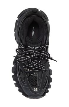 Balenciaga Tracks, Gore-tex Lace-up Running Shoes For Streetwear, Balenciaga 3xl Sneaker, Balenciaga Track Sneaker, High Tech Design, Balenciaga Track.2 Open Sneakers, Balenciaga Women, Black And White Sneakers, Balenciaga Black