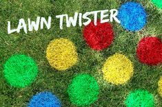 lawn twitters with the words lawn twister written on them