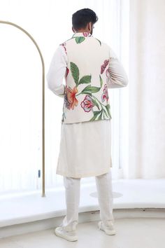 Embroidered Bandi JacketFrom Mahima Mahajan's Fida collection. DELIVERY TIMEPlease allow 6-8 weeks for your outfit to arrive. FABRIC DETAILSMoss Crepe, glace Cotton Professional cleaning only. Your Outfit, Professional Cleaning, Fabric