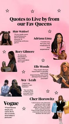 a pink poster with many different types of hair