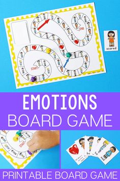 the printable game for emotions board games