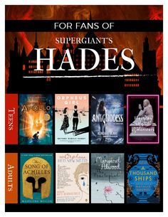 the cover of for fans of supergant's shades, with an image of books