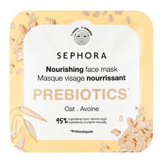 Máscaras faciais com prebióticos e superingredientes para a pele permanecer hidratada por 6 horas. Mask Sephora, Organic Almond Milk, Soothing Face Mask, Organic Cereal, Almond Seed, Fragrance Finder, Gloss Labial, Sephora Beauty