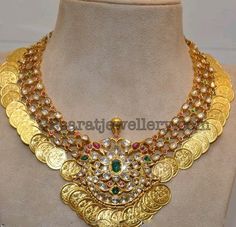 Bridal Necklace Set, Indian Jewellery Design, Antique Gold Jewelry, Gold Bride Jewelry