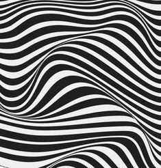 an abstract black and white background with wavy lines