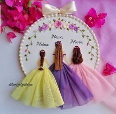 3 Bestie, Wedding Crafts Diy, Hoop Embroidery