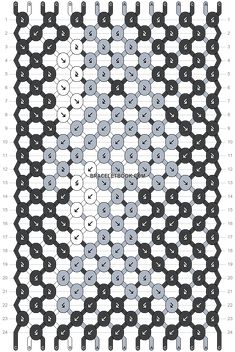 an image of a pattern that looks like it is made out of black and white squares