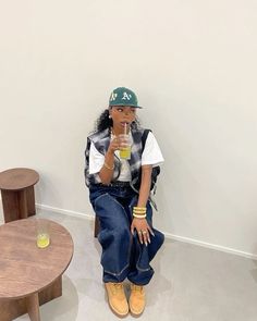 Dress With Crew Neck Over It, Tyler The Creator Aesthetic Outfit Women, Boiler Room Outfit, 90s Rnb Fashion, Trendy Shein Outfits, Overalls Streetwear, Y2k Old School, Bestie Hangout, Summer Skirt Outfits