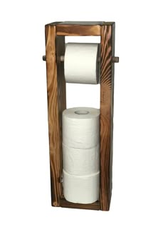 Refine your home and upgrade it with a block wood forged toilet roll holder! Use this premium roll holder in your bathroom, guest bathroom or other sanitary facilities. The block wood forged toilet paper holder is definitely an eye-catcher! The larch wood comes entirely from sustainable, German cultivation and is processed by hand with great care. The wood is then refined and finished with the best paints, which have been awarded the Blue Angel. The entire production is completely CO2 neutral an Wooden Toilet Paper Holders, Rustic Toilet Paper Roll Holder, Wooden Toilet Paper Storage, Rustic Toilet Paper Holder The Home Depot, Paint Toilet Paper Holder, Toilet Paper Wooden Box Holder, Toilet Paper Roller Holder, Toilet Paper Stand Made From Old Porch Post, Rustic Industrial Toilet Paper Holder