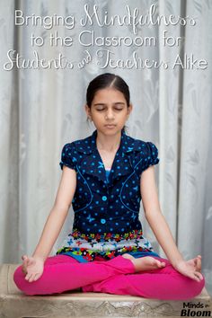 Implementing mindfulness strategies in the classroom can help calm both teachers and students. There are a variety of ways in which yoga, meditation, and other mindfulness techniques can be implemented in a classroom setting. Mindfulness Strategies, Classroom Mindfulness, Special Education Behavior, Mindfulness Classroom, Calm Classroom, Mindset Activities, Ara Ara, Student Behavior