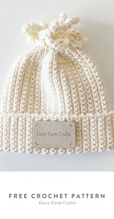 Free crochet pattern -  Fun Fringe Beanie by Daisy Farm Crafts. Free easy-to-follow pattern!