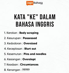 an advertisement for the upcoming release of'bata ke'dalm bahasa inggris '