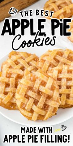 the best apple pie cookies made with apple pie filling