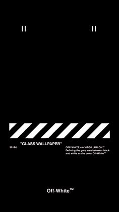 a black and white poster with the words glass wallpaper on it's side