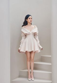 Elegant Dresses Classy For Birthday, Fashion Girly, Elegant Clothes, Korean Fashion Dress, Suspender Dress, Outfit Trends, Mode Inspo, Gown Dress