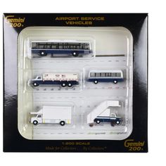 Airport Service Vehicles Set Of 5 Pieces "gemini 200" Series Diecast Models By Geminijets Police Birthday Party, Police Birthday, Fuel Truck, Garage House Plans, Mini Bus, American Painting, Garage House