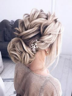 40 SO PRETTY UPDO WEDDING HAIRSTYLES FOR ANY OCCASION Nails Health, Wedding Headpieces, Braided Hairstyles Updo, Braided Hairstyles For Wedding, Wedding Updo, Braided Updo