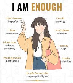 Practicing Self Love, Mental Health Facts, Self Inspirational Quotes, I Am Enough, Self Esteem Quotes, Positive Self Affirmations