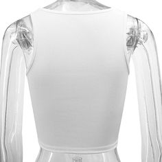 Please refer to our sizing chart for a guideline when choosing a size. 5 business days order processing time. 100% polyester Y2k Stretch Scoop Neck Crop Top, Y2k Style Vest Crop Top, White Y2k Cropped Top, Y2k Style Ribbed Tank Top For Summer, Fitted Trendy Vest Crop Top, Trendy Fitted Vest Crop Top, Stretch Cropped Vest For Summer, Y2k Scoop Neck Crop Top, Y2k Fitted Scoop Neck Tank Top