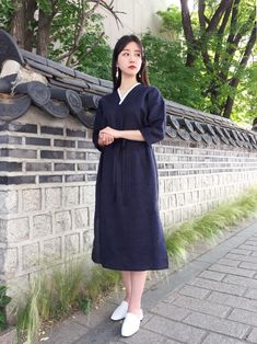 This is a Korean Modern Hanbok Linen Dress with waist strap for Women. This hanbok dress is perfect for spring and summer. This hanbok is modernly designed so you can wear it comfortably and beautifully. This modern hanbok is perfect dress for daily and special celebrations such as parties or various events. ✔️Washing Method *To machine wash Place the dress inside out in a laundry net. Machine wash separately in cold water on a gentle cycle using mild detergent. Do not use fabric softener and use a gentle cycle or skip the dehydration cycle. Do not tumble dry, hang to dry in the shade on a hanger. *To hand wash Dissolve a mild detergent in cold water, turn the dress inside out, submerge it in the water and gently scrub it, then rinse it in light water only. Do not wring it out by hand, jus Modern Hanbok, Linen Dress Women, Korean Dress, Water Lighting, Casual Party, Fabric Softener, Linen Women, Linen Dress, Dress Clothes For Women