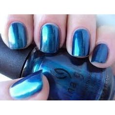 China Glaze Eyes Like Sapphires is a royal blue shimmer nail polish color. From the China Glaze We Adorn You Collection. Glazed Eyes, Glaze Nail Polish, China Glaze Nail Polish, Shimmer Nail Polish, Nail Shimmer, China Glaze, Nail Polish Colors, Beauty Care, Makeup Nails