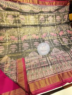 Very light weight half tissue silk saree for her in wedding or any party or fastival. Fabric details :- Sambalpuri pure tissue silk saree Saree length:-  5.5 mtr Blouse :- 0.8mtr Tissue Silk Saree, Fabric Details, Pure Silk, Silk Saree, Silk Sarees, Clothing Items, Favorite Outfit, Display Homes, Saree