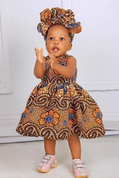 This is a lovely African kid's dress . This is a custom order and can be made to your sizing and fabric choice . Please swipe to see our fabric selection  and send us your preference by leaving a note under " note to seller " Care Instructions Hand wash separately using a mild detergent and cold water. Press on the reverse side with a cool iron. Do not machine wash, if you must please wash on cold water and air dry Do not bleach.  Size Chart  XS (US 2, UK 6) Bust: 33.5"  Waist: 27"  Hips: 36"  H Kids African Wear, Ankara Prom Dress, African Kids Clothes, Ankara Styles For Kids, Styles Ankara, Dress African Print, Dress Ankara, Dress For Kids, African Dresses For Kids