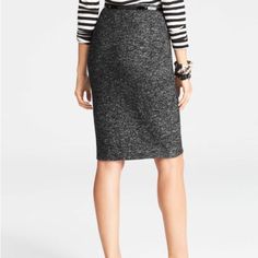 This Beautiful Pencil Skirt Is Crafted From A Premium Wool Blend, Breathable Fabric, Hidden Side Zipper With Hook And Eye Closure. Fully Lined. Liner Has Side Slits For Comfort And Movement. There Is An Elastic Waistband On The Inside For A Perfect Fit. About 23 Inches In Length Gray Pencil Skirt Bottoms For Office, Gray Lined Pencil Skirt Bottoms, Gray Pencil Skirt For Workwear, Gray Pencil Skirt For Work, Elegant Gray Pencil Skirt For Workwear, Elegant Gray Lined Skirt Bottoms, Chic Gray Knee-length Bottoms, Elegant Gray Lined Skirt, Chic Gray Pencil Skirt For Spring