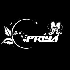 a black and white logo with the word tron in it's center, surrounded by flowers