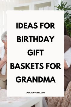 Explore birthday present ideas for grandma & ideas for birthday gift baskets for grandma that include her favorite items. Find thoughtful present ideas for grandmas & cute gifts for grandma to brighten her day. Look into unique birthday gift ideas for grandma & the best gifts for new grandmas. Discover bday gift ideas for grandma and select meaningful gift ideas for grandparents. Browse great grandma gifts and explore Mother’s Day gifts for nana to celebrate her special occasions.